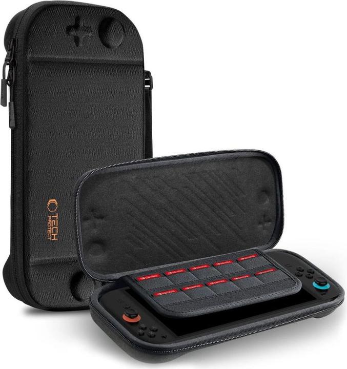 Actual product image Tech-Protect Slim Pouch für Nintendo Switch 2 – Schwarz (Switch 2)