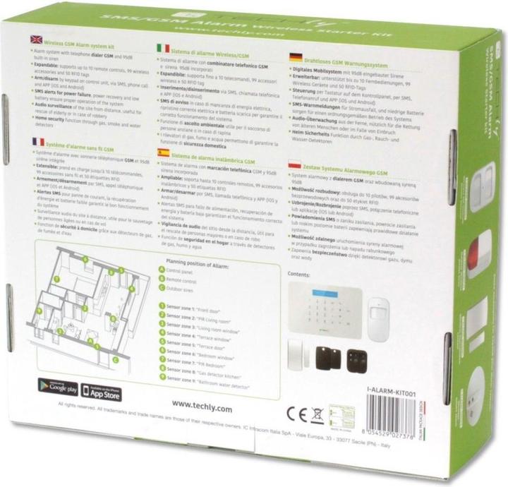 Image du produit Techly I-ALARM-KIT001