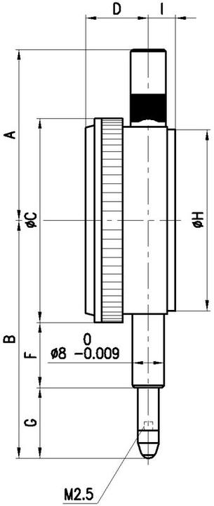 Image du produit Neriox Comparateur CENTI 10 mm / 0.01 / Ø 58