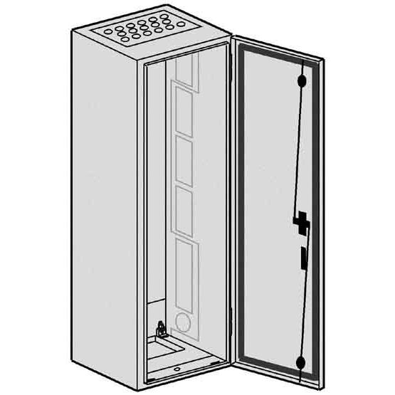 ABN, Verteilerschrank Zubehör, SP16 System-GehÃ¤use IP54 schutzis. 300x950mm