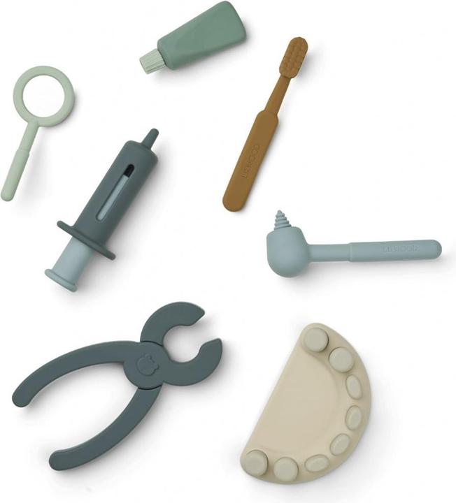 Immagine prodotto Liewood Set da gioco per dentisti Frank % Silicone Blu Multi Mix