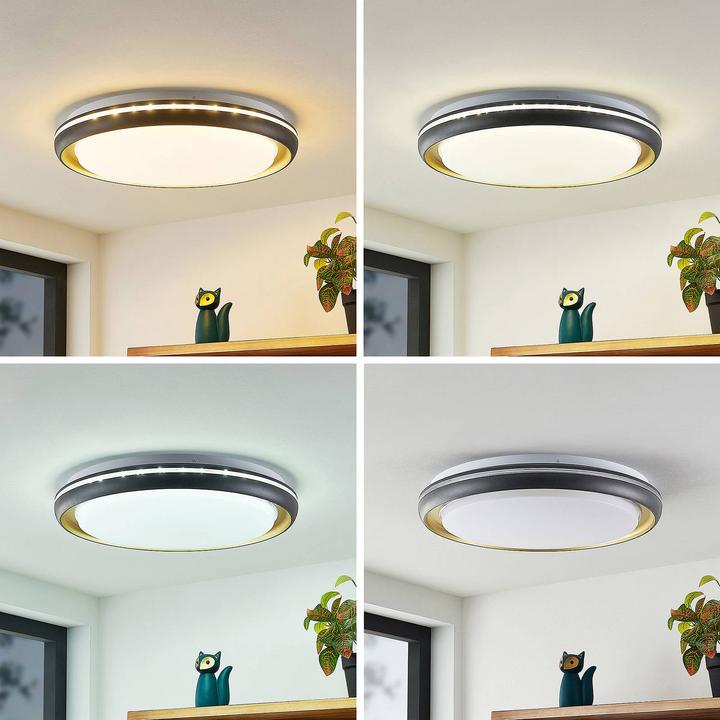 Actual product image Lindby Melchioris LED ceiling light, round (1800 lm)