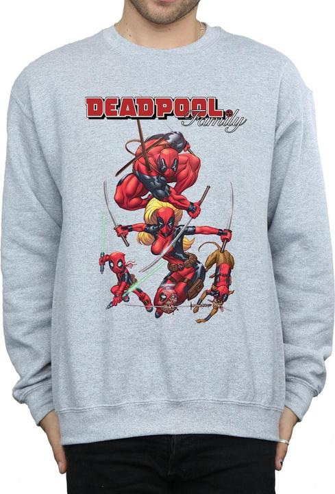 Actual product image Mens Deadpool Family Sweatshirt (XXL)