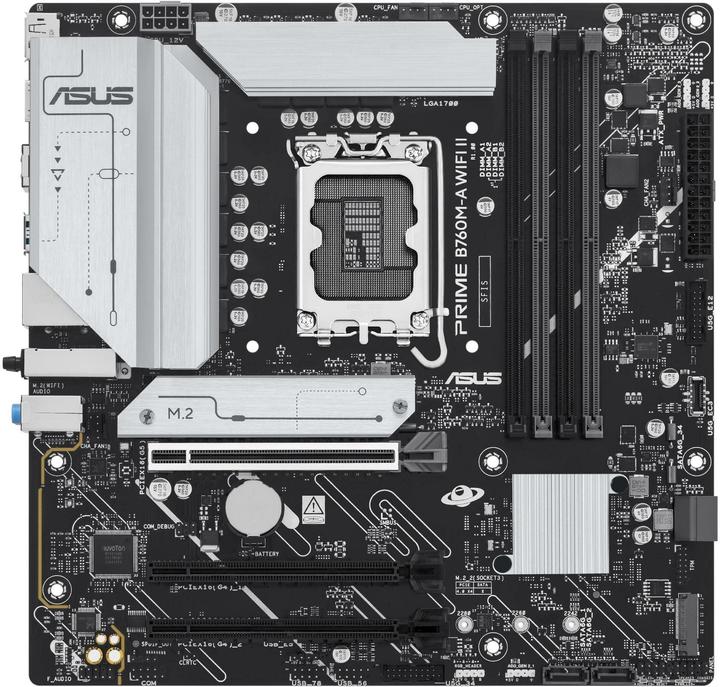 ASUS MB PRIME B760M-A WIFI II (LGA 1700, Intel B760, Micro ATX (mATX))