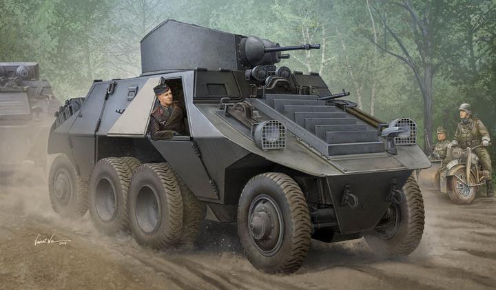 Actual product image Hobby Boss M35 Medium Armoured Cars (ADGZ-Daimler)