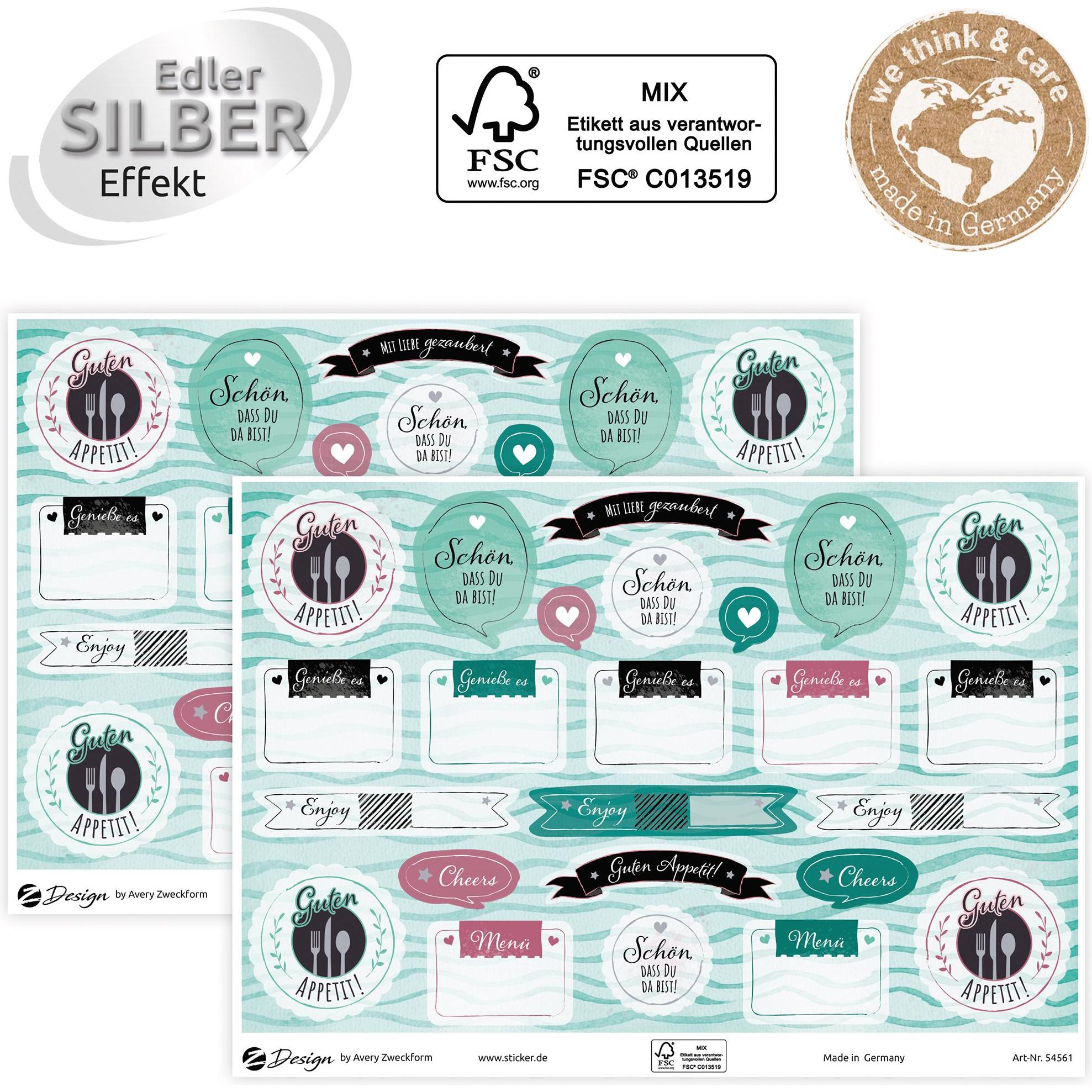 Thumbnail - Avery, Sticker, Motivsticker A5 DEKO Tischdeko