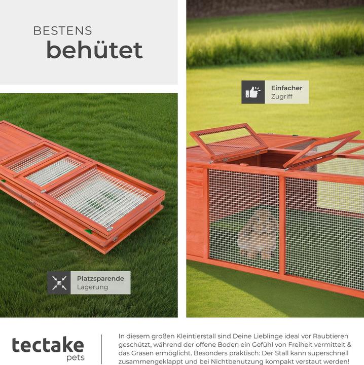 Actual product image tectake Hasenstall