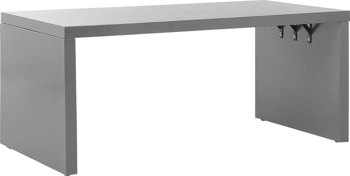 Produktbild Beliani Gartenmöbel Set Beton grau 6-Sitzer U-Form TARANTO (180 cm)