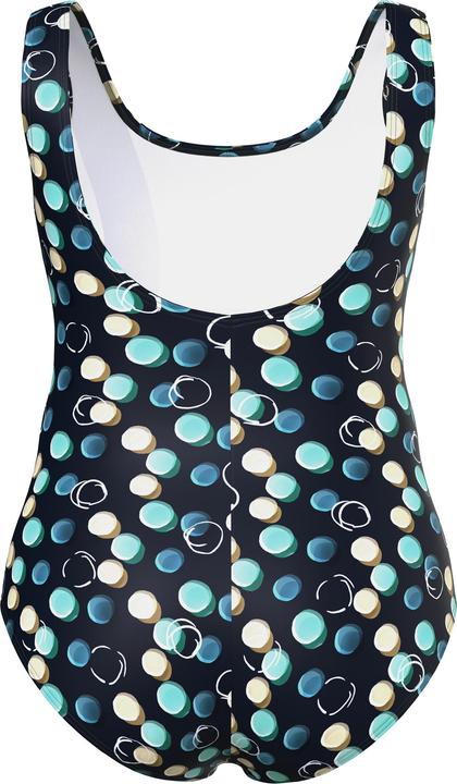 Image du produit Ulla Popken Maillot de bain à pois, sans bonnets souples, décolleté rond (58)