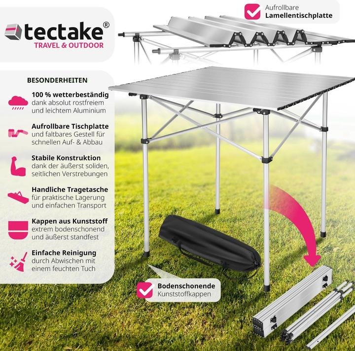 Actual product image tectake Folding table