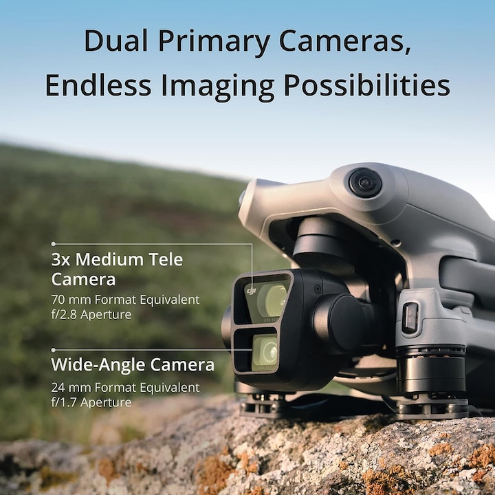 Image du produit DJI Air 3 Fly More Combo (RC 2) (46 min, 720 g, 48 Mpx)