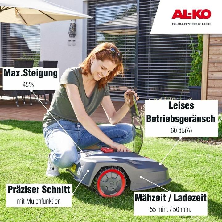 Produktbild AL-KO Mähroboter Robolinho 550 W, 550 m² (550 m², Begrenzungskabel)