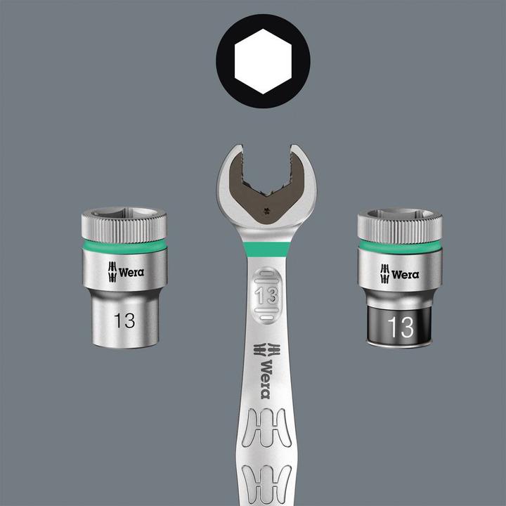 Actual product image Wera Socket Rail B Imperial 1 (3/8")