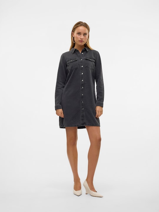 Produktbild Vero Moda VMJENNIE Kurzes Kleid Jeanskleid (XS)