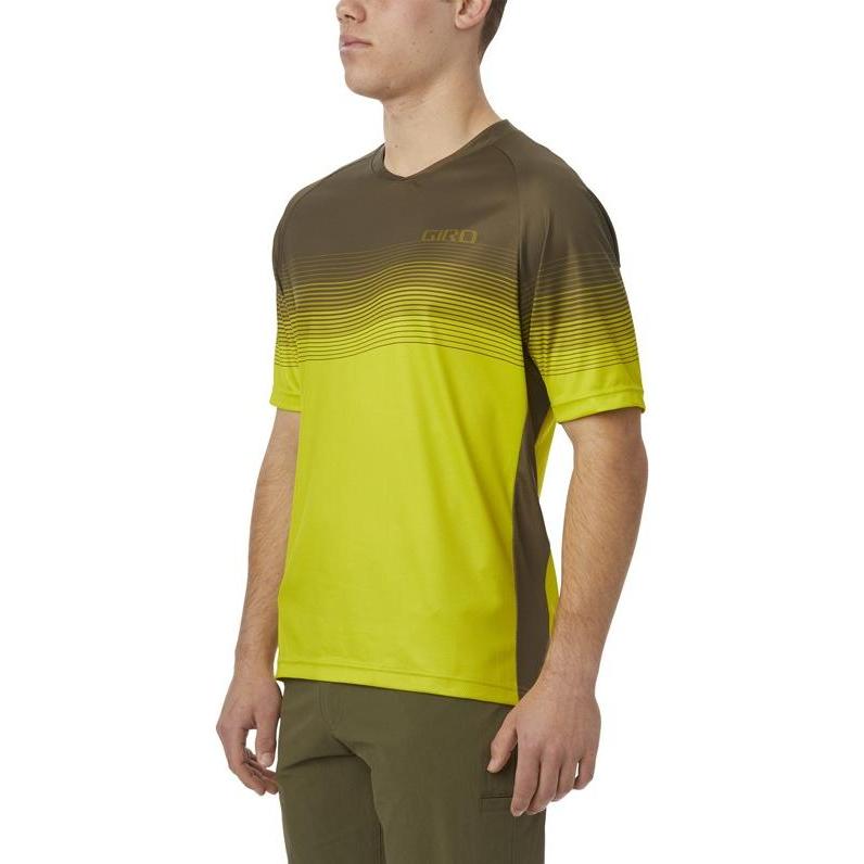 Thumbnail - Giro, Herren, Hemd, Herren Roust Jersey Kurzarm Citron Green Heatwave, (M)