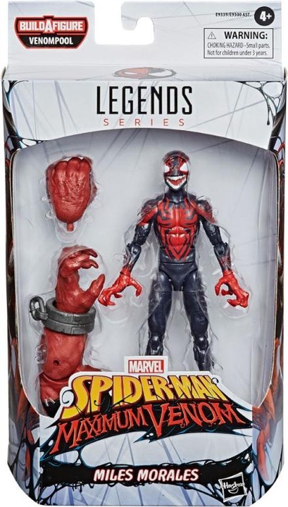 Actual product image Hasbro Venom Marvel Legends Series Action Figure 2020 Miles Morales