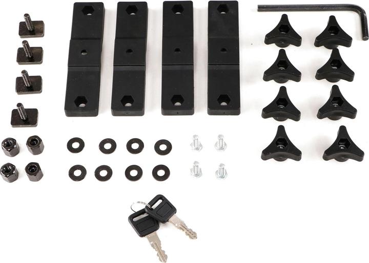 Image du produit Sixtol Galerie de toit SKI pour skis, snowboards et wakeboards avec serrure, 76 cm, capacité de charge 35