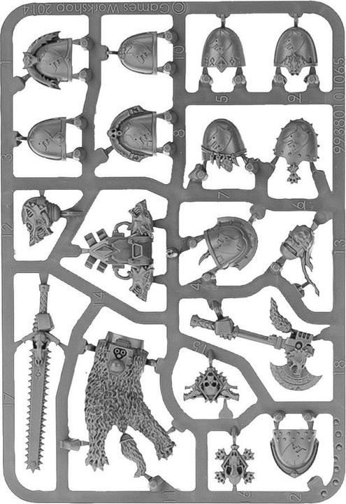 Image du produit Games Workshop Mises à niveau Space Wolves (Matières plastiques)