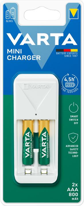 Produktbild Varta Mini Charger (1 Stk., AA, 2100 mAh, Ladegerät inkl. Akku)