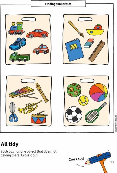 Produktbild Kindergarten Activity Book from age 4 years - Spot the difference - for kids, boy and girl (Englisch, Ulrike Maier, 2021)