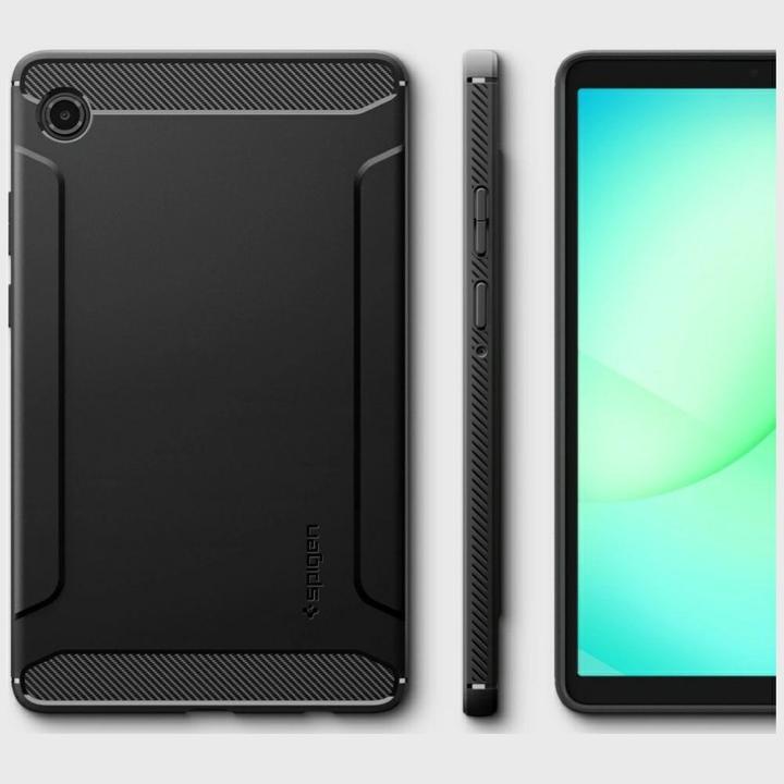 Actual product image Spigen - Rugged Armor - Samsung Galaxy Tab A11 - Matte Black (Samsung Galaxy Tab A11)