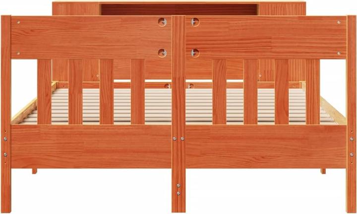Image du produit vidaXL Bett mit Regal (200 x 200 cm)