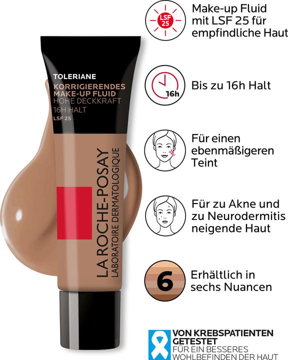 Actual product image La Roche Posay Toleriane fond de teint fluide 15 Tb 30 ml (#bea58e, No. 15)