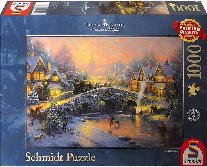 Produktbild Schmidt Spiele Winterliches Dorf (1000 Teile)