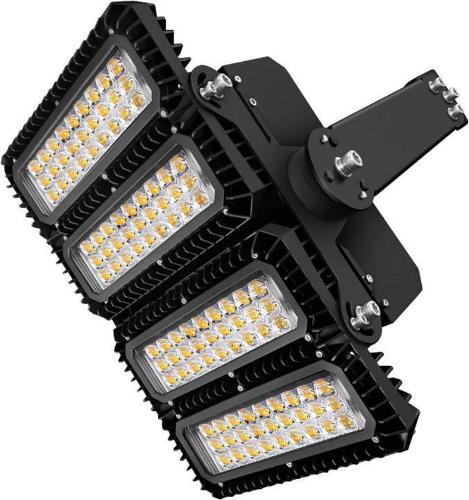 Actual product image Isoled LED floodlight 450W, 130x40° asymmetrical, variable, DALI dimmable, neutral white, IP66 (IP66)