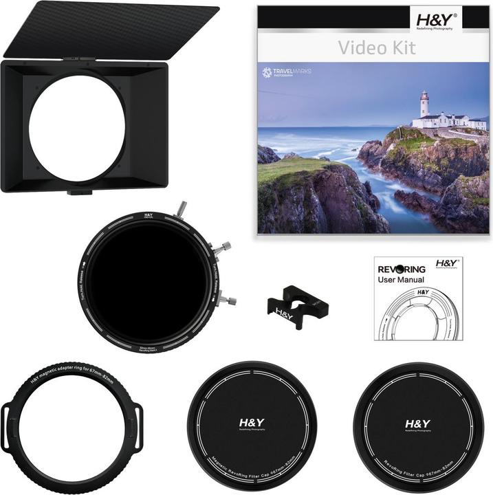 Produktbild H&Y REVORING Mark II Video Kit 67-82mm (RNC82-II + RBR-82 + RMBOX + LC -82 + RC01) (67 mm, Black Mist Filter)