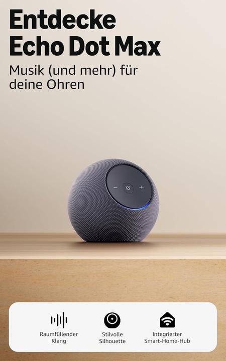 Image du produit Amazon Echo Dot Max (Amazon Alexa)