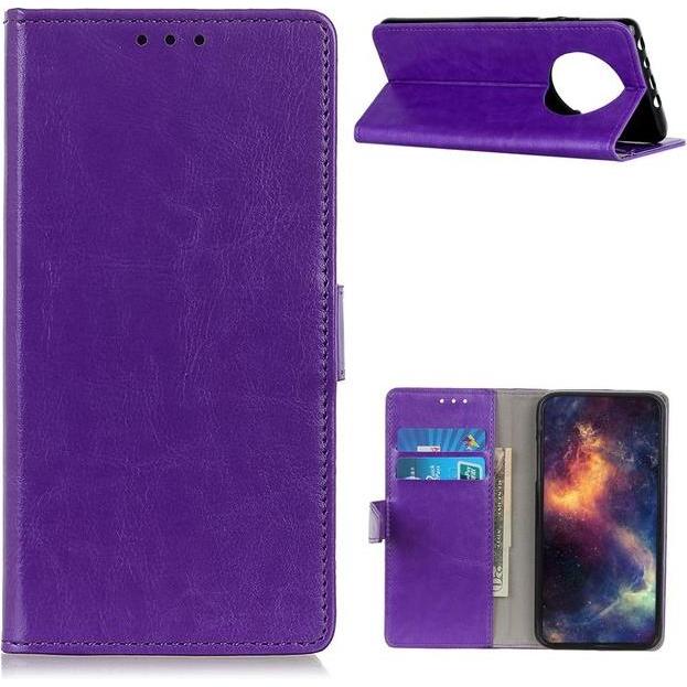 Thumbnail - MU Classic Crazy Horse Leder Bookcover Series (Huawei Mate 40 Pro), Smartphone Hülle, Violett