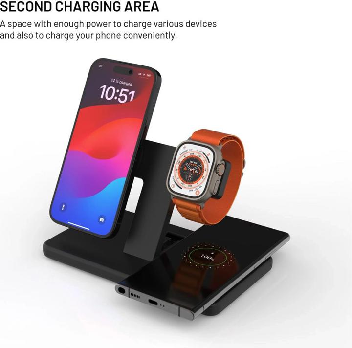 Actual product image Fixed MagPowerstation, czarny (30 W)