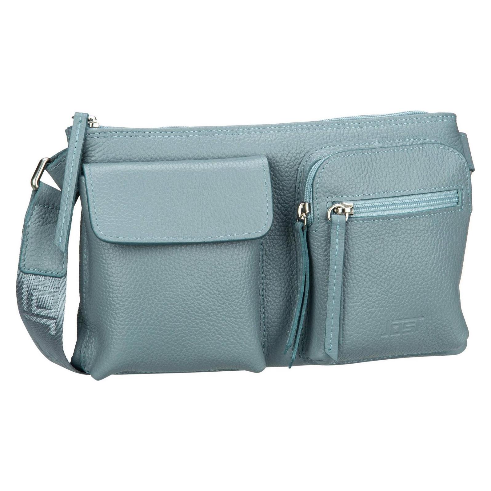 Jost, Damen, Handtasche, Umhängetasche Vika Crossover Bag, Blau