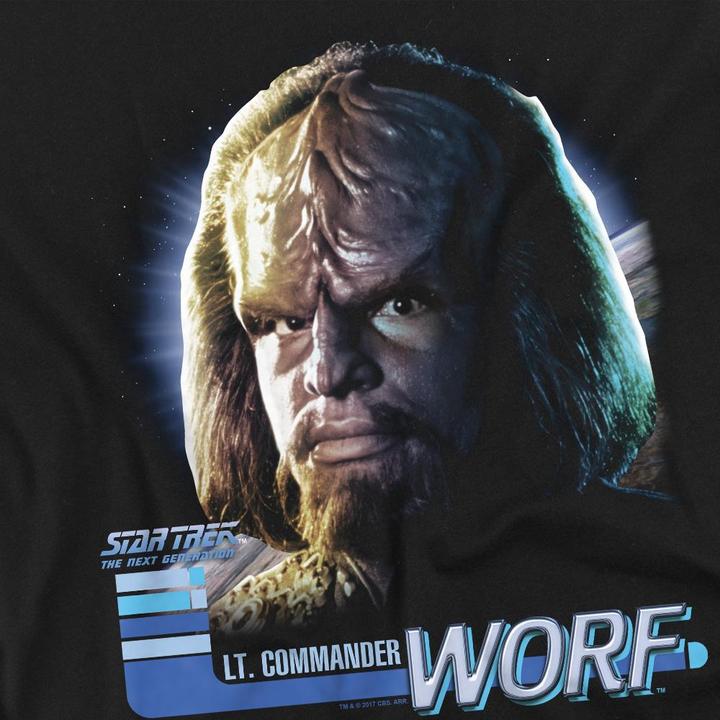 Actual product image Unisex Adult The Next Generation Worf T-Shirt (L)