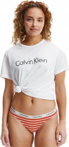 Immagine prodotto Calvin Klein Tanga da donna, Rainer Stripe Pink Shell, 36 (S)