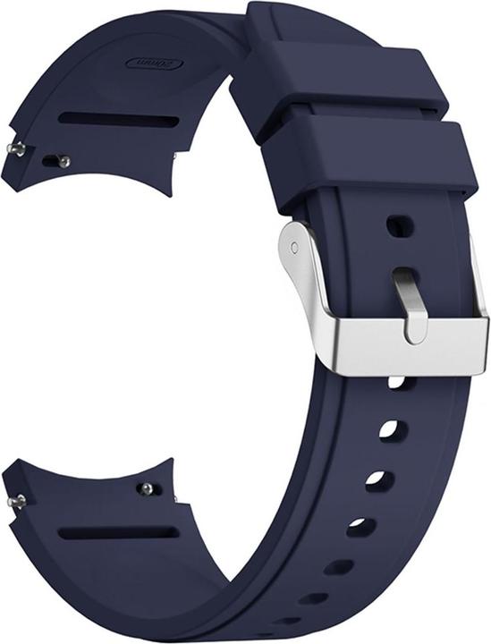 Produktbild König Design Sport Ersatz Armband für Samsung Galaxy Watch 4 Classic 46 mm Silikon Band Loop (Silikon)