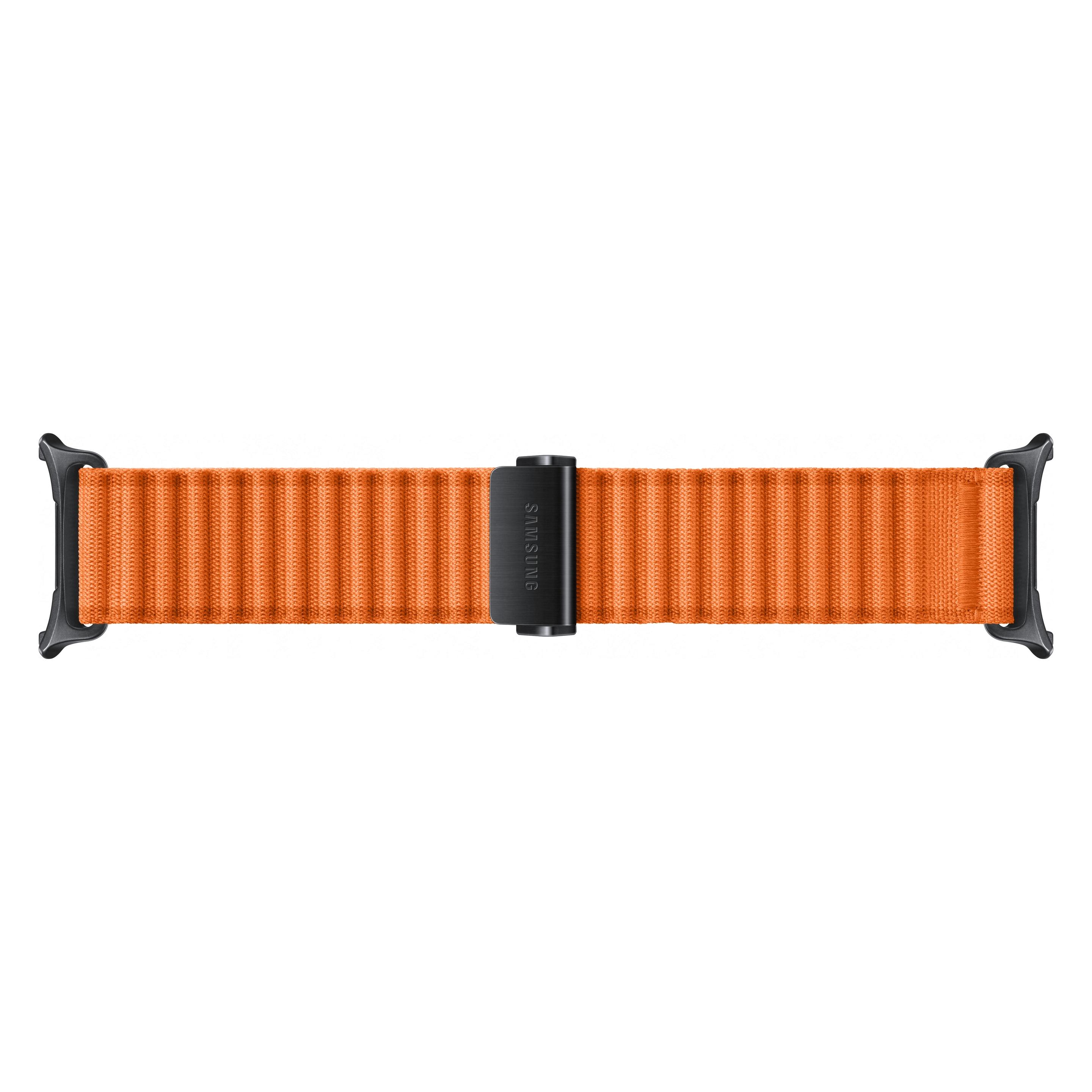 Samsung Trail Band (20 mm, Nylon / Kunststoff), Uhrenarmband, Orange
