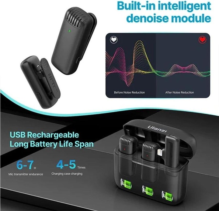 Image du produit Ulanzi Microphone J12LT - Lightning