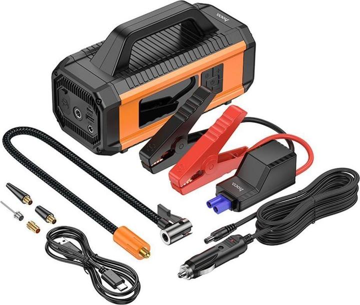 Actual product image Hoco QS4, 3in1, 800A, Black (10000 mAh, 18 W, 38.50 Wh)