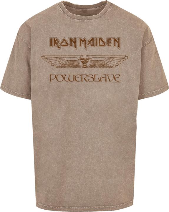 Produktbild Merchcode Powerslave - Winged Acid Washed Oversize Tee - 190085 (4XL)