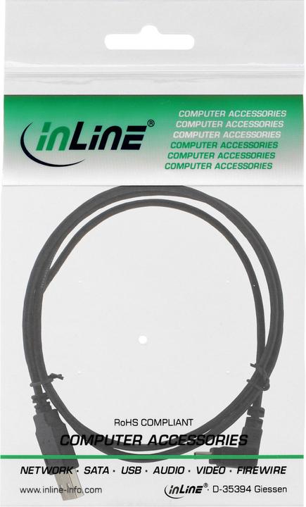 Image du produit InLine Câble mini USB 2.0 (2 m, USB 2.0)