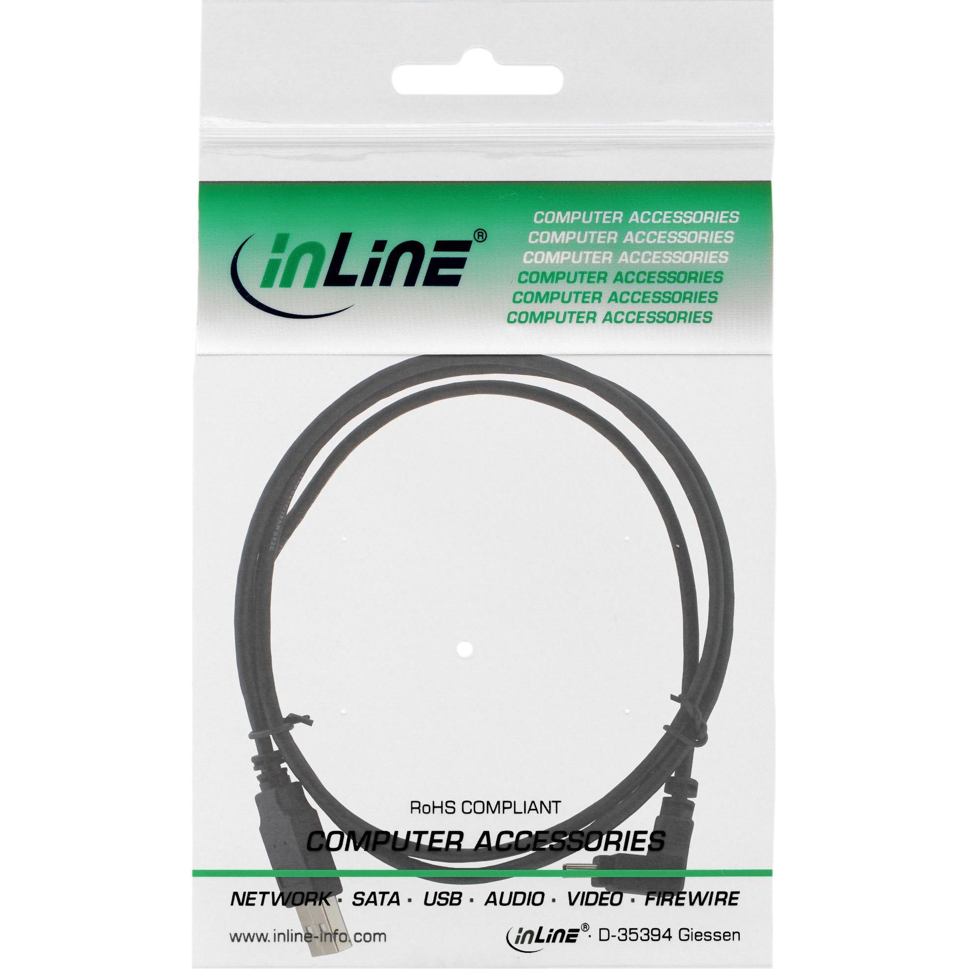 Thumbnail - InLine USB 2.0 Mini-Kabel (2 m, USB 2.0), USB Kabel