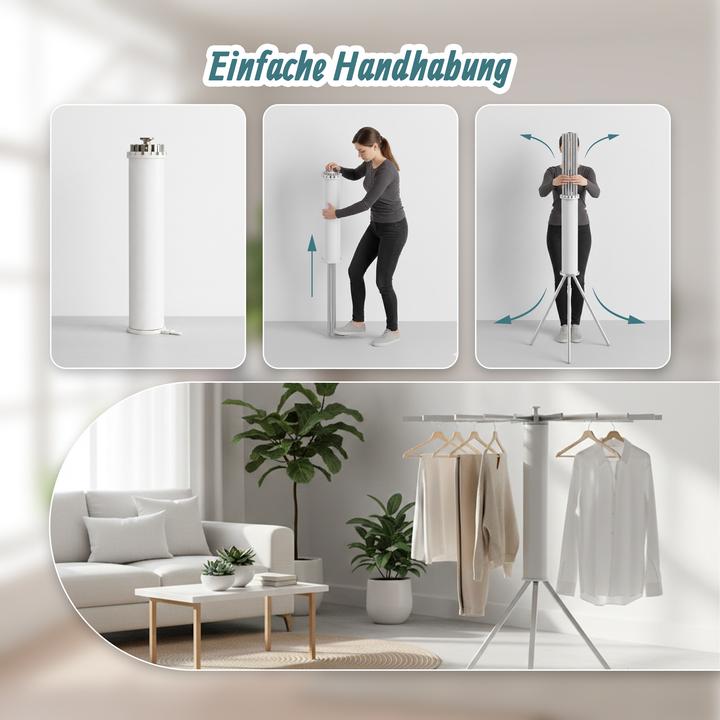 Produktbild Relaxdays Ausziehbarer Wäscheständer Oktopus