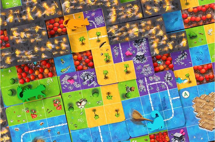 Actual product image Skellig Games Off to the raft (German, 1 - 4 Players)