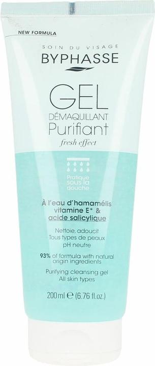 Actual product image Byphasse Purifying Makeup Remover Gel 200ml (Cleansing lotion, 200 ml)
