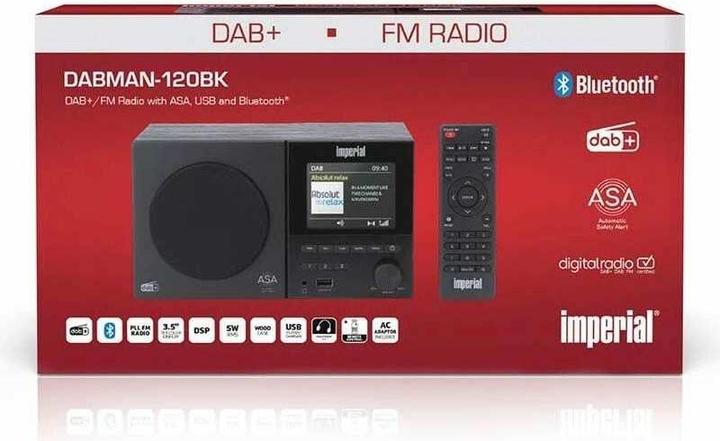 Produktbild Imperial Dabman 120BK (DAB+, FM, Bluetooth)