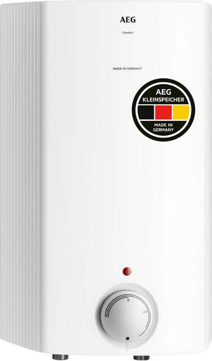 Produktbild AEG Haustechnik Hoz 5 Comfort druckloser Kleinspeicher, Übertischboiler 5 Liter Niederdruck, mit Stecker, 2 kW
