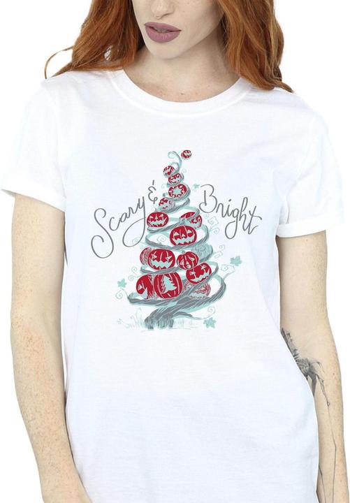 Image du produit Disney - T-shirt THE NIGHTMARE BEFORE CHRISTMAS SCARY & BRIGHT - Femme (M)