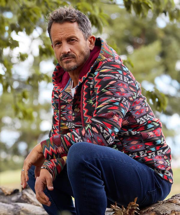 Produktbild Joe Browns Red-Lined Jacquard Hoodie (S)